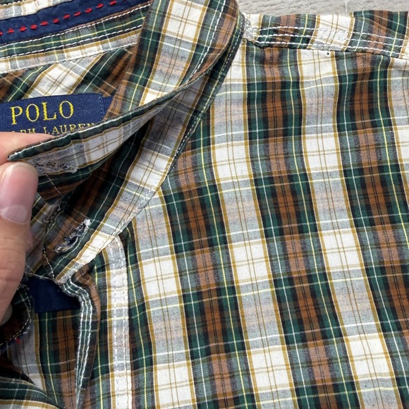 Polo Ralph Lauren Shirt Mens XL Plaid Button Down Pima Cotton Long Sleeve Preppy - Picture 6 of 11